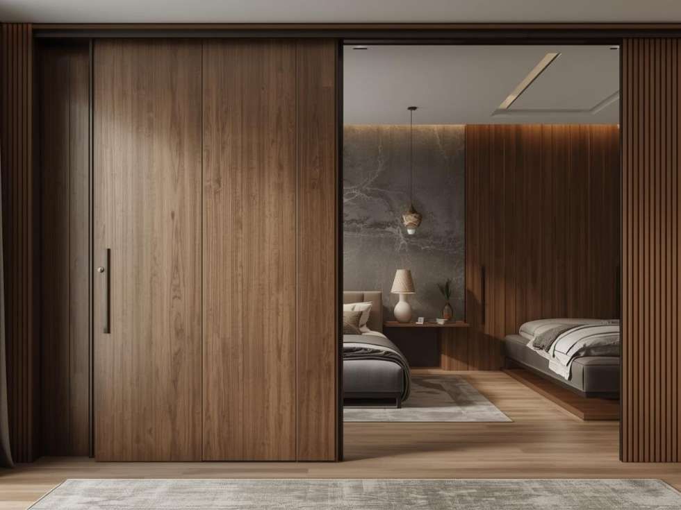 Contemporary bedroom sliding upvc door - Beautiful Homes