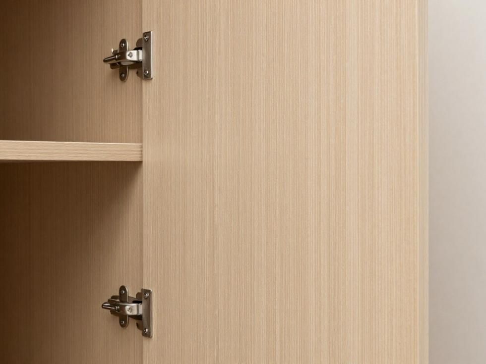 Contemporary 2 door swing wardrobe design - Beautiful Homes