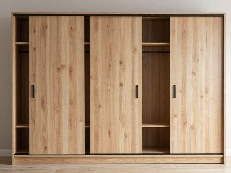 Contemporary sliding wardrobe design for home - Beautiful Homes