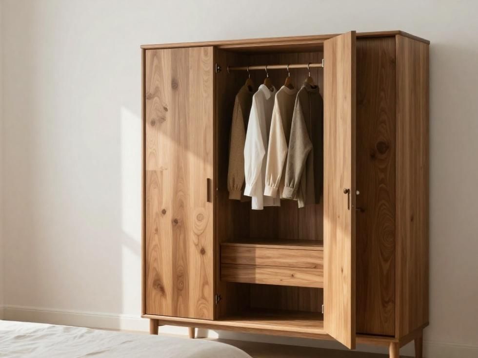 Contemporary swing wardrobe design - Beautiful Homes