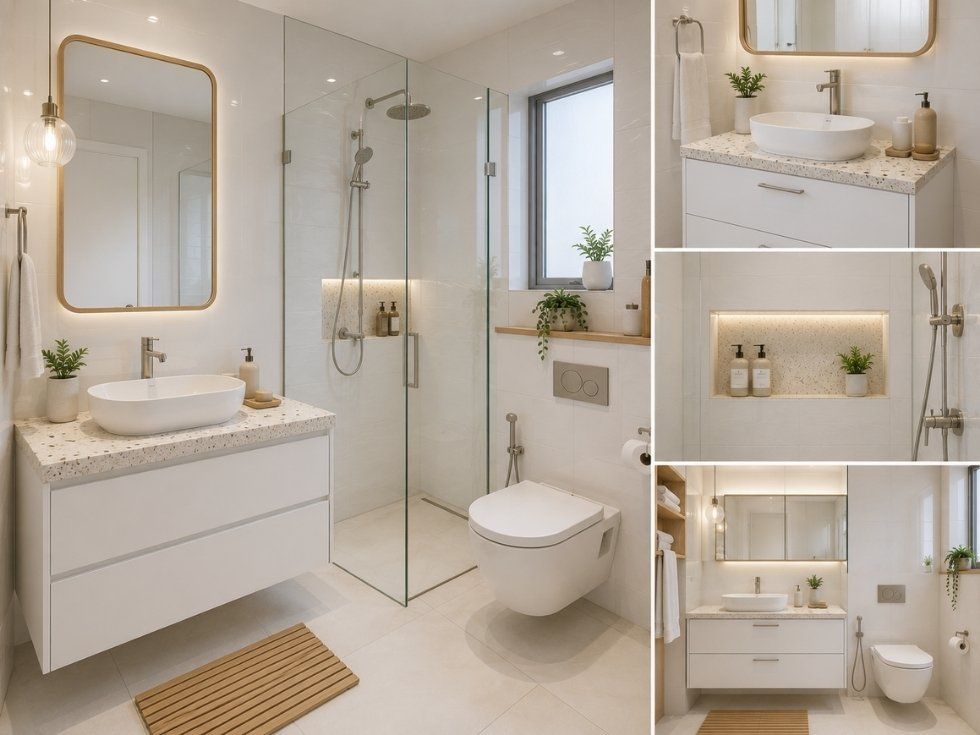 Contemporary modern small bathroom design - Beautiful Homes