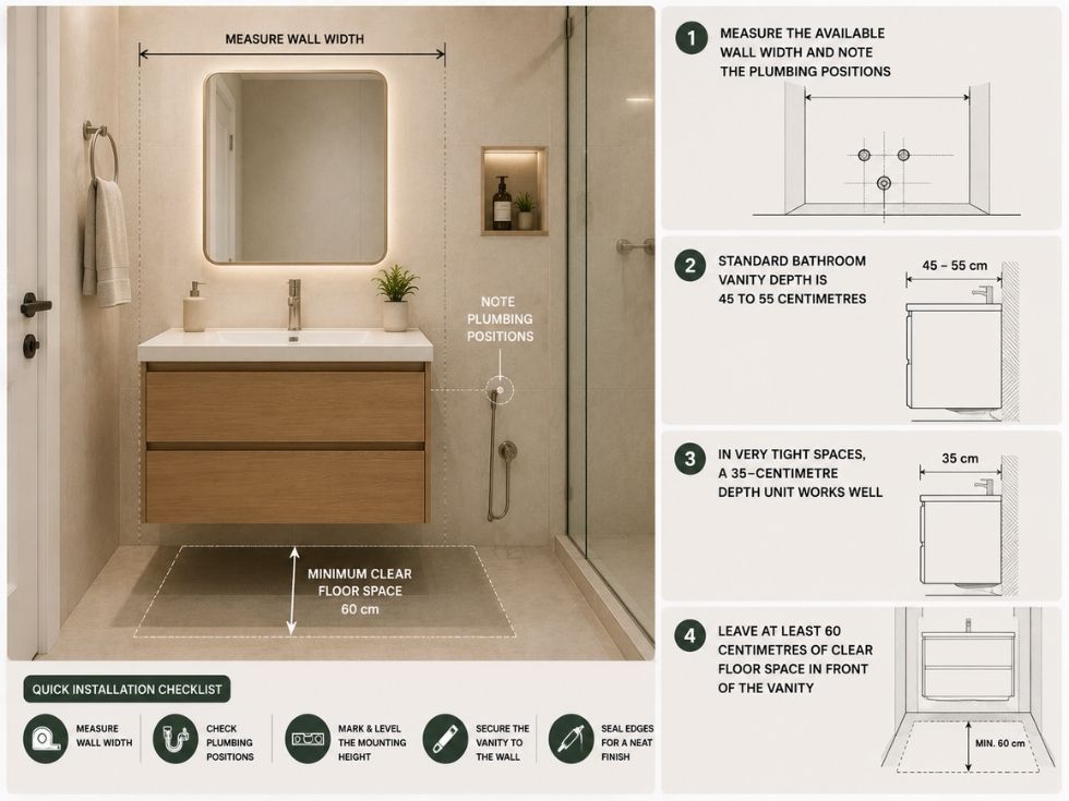Contemporary modern small bathroom layout ideas - Beautiful Homes