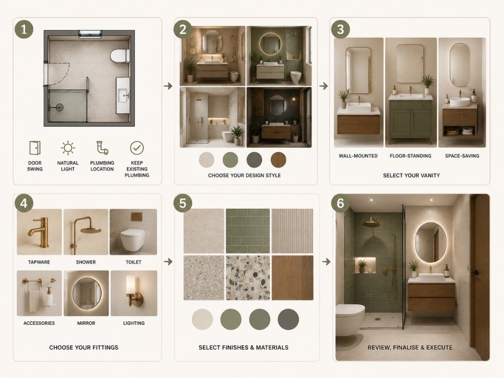 Contemporary small bathroom design ideas - Beautiful Homes