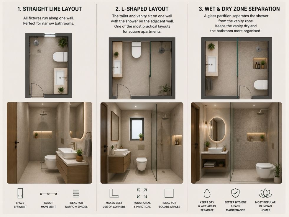 Contemporary small bathroom design trends - Beautiful Homes