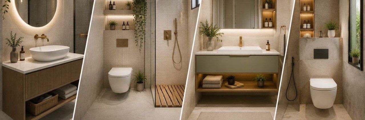 Contemporary small bathroom design - Beautiful Homes