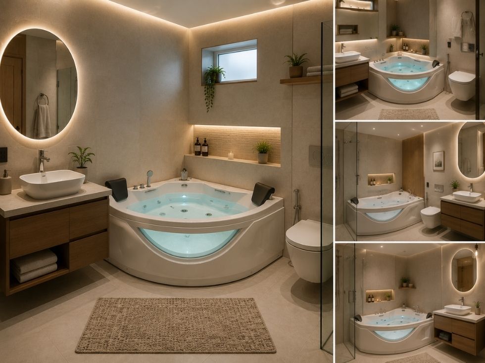Contemporary small bathroom fittings - Beautiful Homes