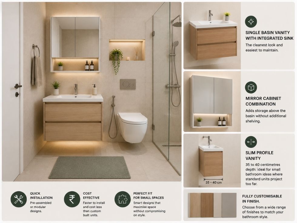 Contemporary small bathroom ideas - Beautiful Homes