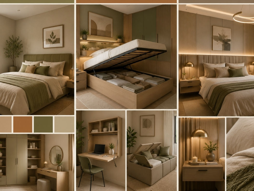 Contemporary smart bedroom design ideas - Beautiful Homes