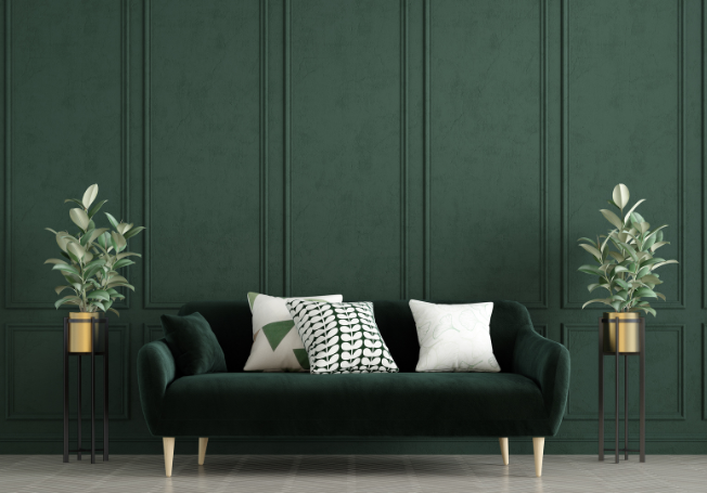 Modern Green Sofa Cloth Décor Ideas - Beautiful Homes