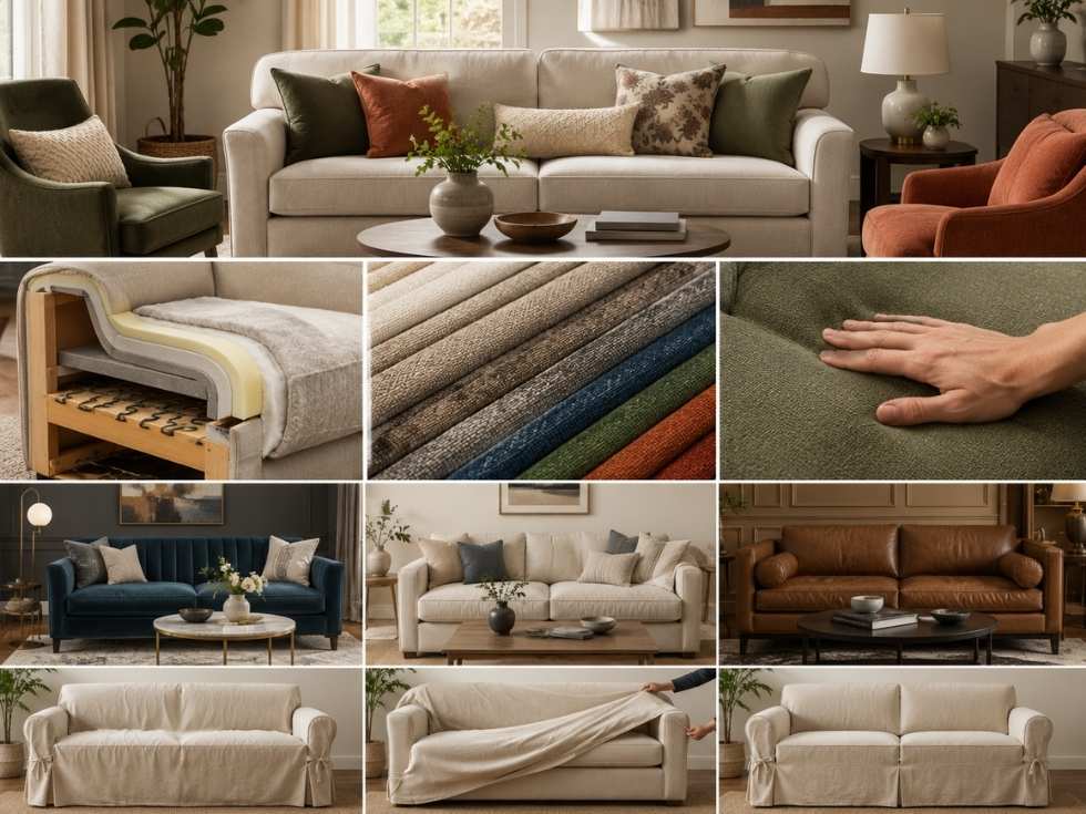 Contemporary sofa fabric design ideas - Beautiful Homes
