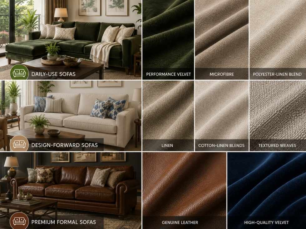 Contemporary sofa upholstery fabric ideas - Beautiful Homes