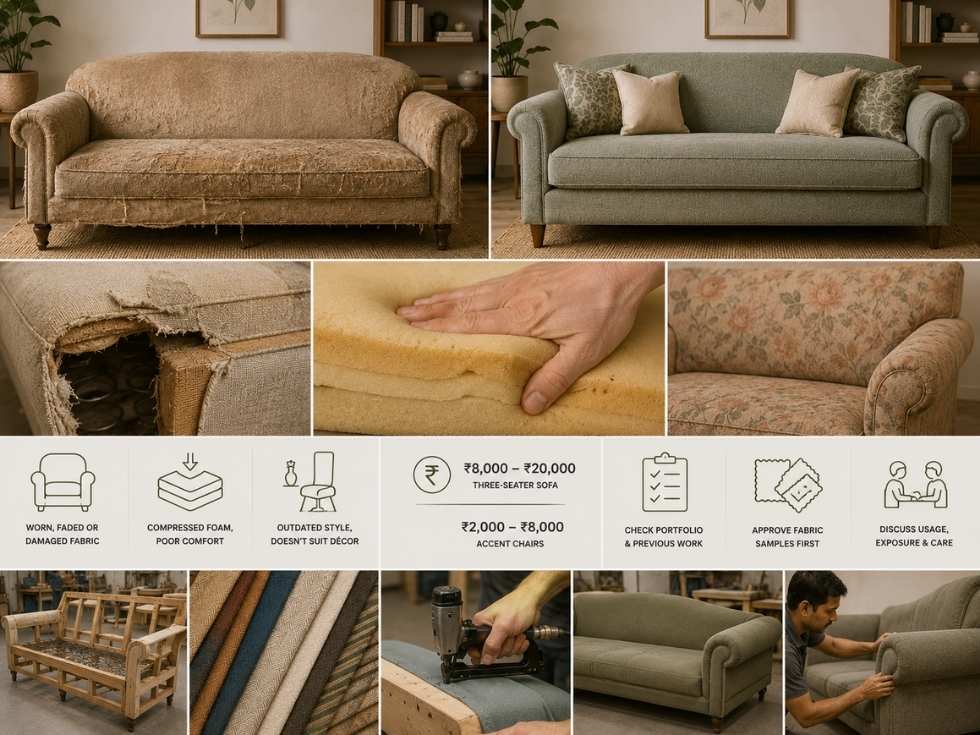 Contemporary upholstery for sofa reupholstering - Beautiful Homes