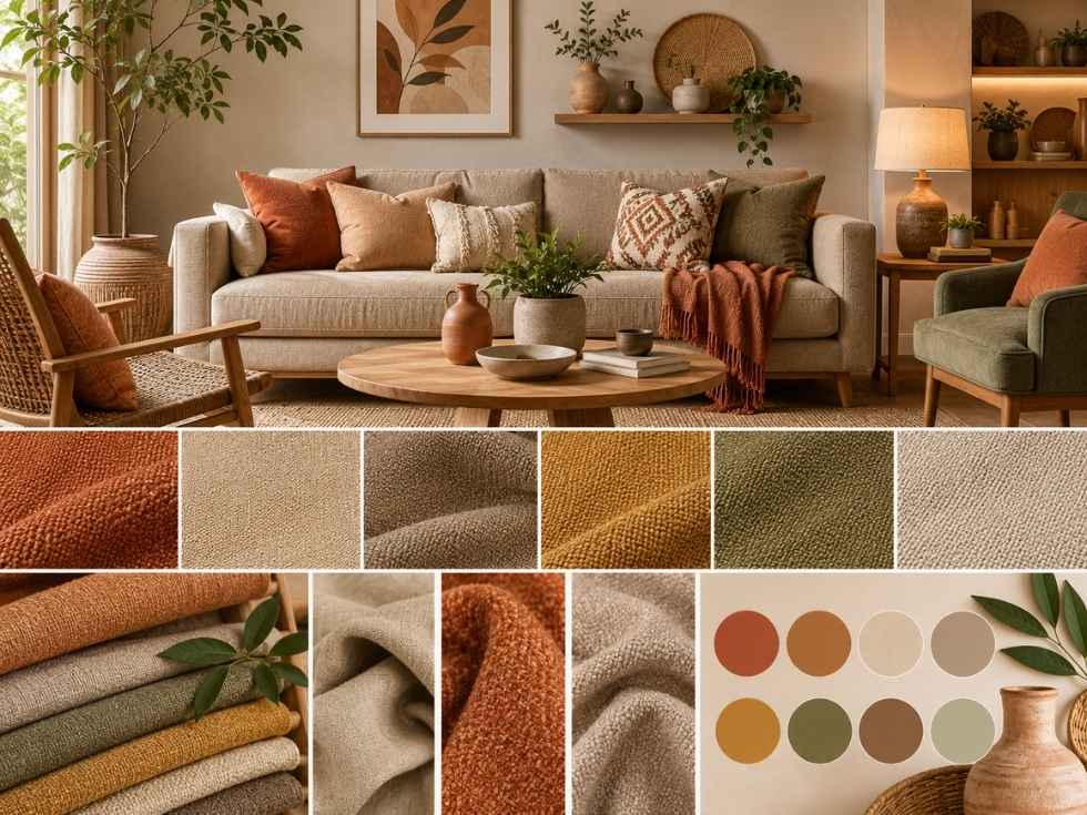 Contemporary upholstery for sofa styling - Beautiful Homes