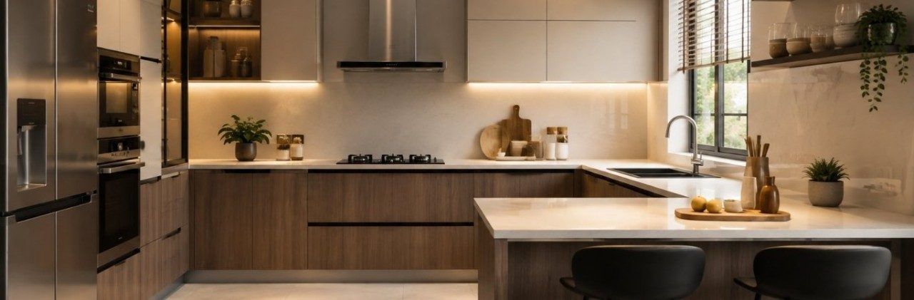 Contemporary modular kitchen design- Beautiful Homes