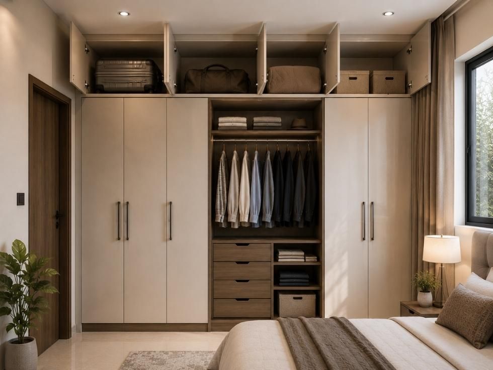 Contemporary loft wardrobe design - Beautiful Homes
