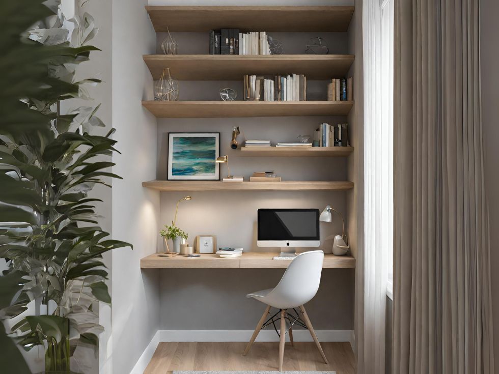 Floating Desk - Beautiful Homes