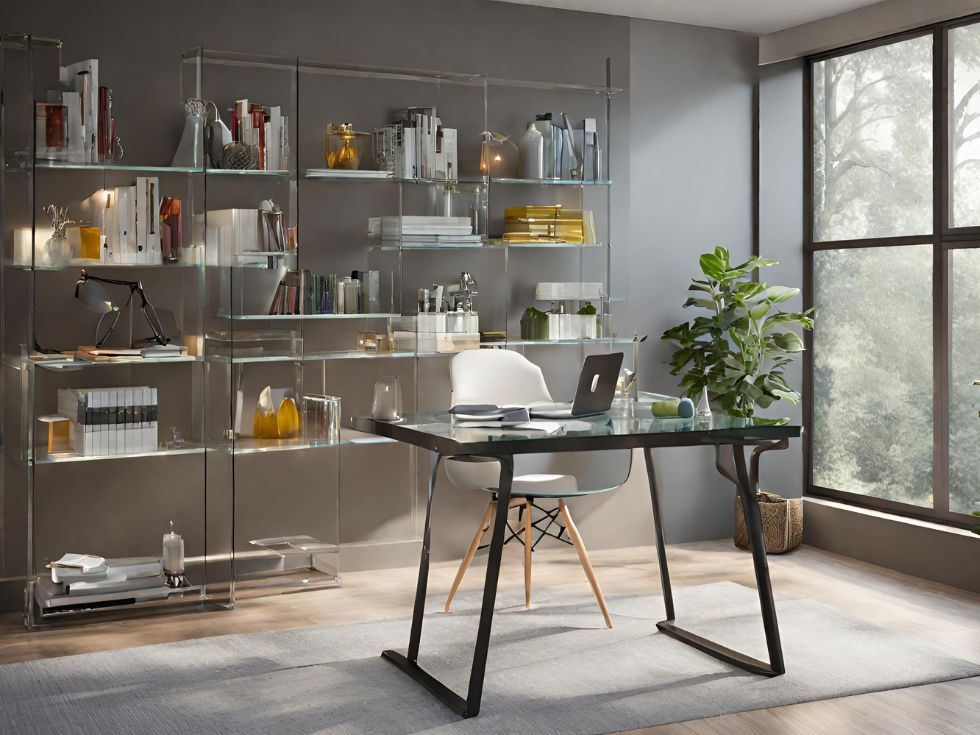 Glass Decor Ideas for Study Room - Beautiful Homes