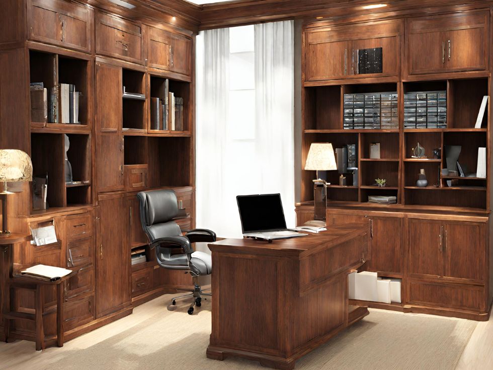 Wooden Study Room Furniture Ideas - Beautiful Homes