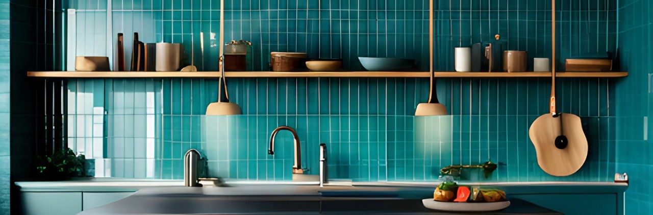 Subway tiles in the kitchen backsplash - Beautiful Homes