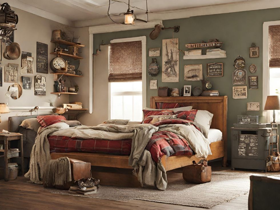 Vintage style teenage bedroom - Beautiful Homes