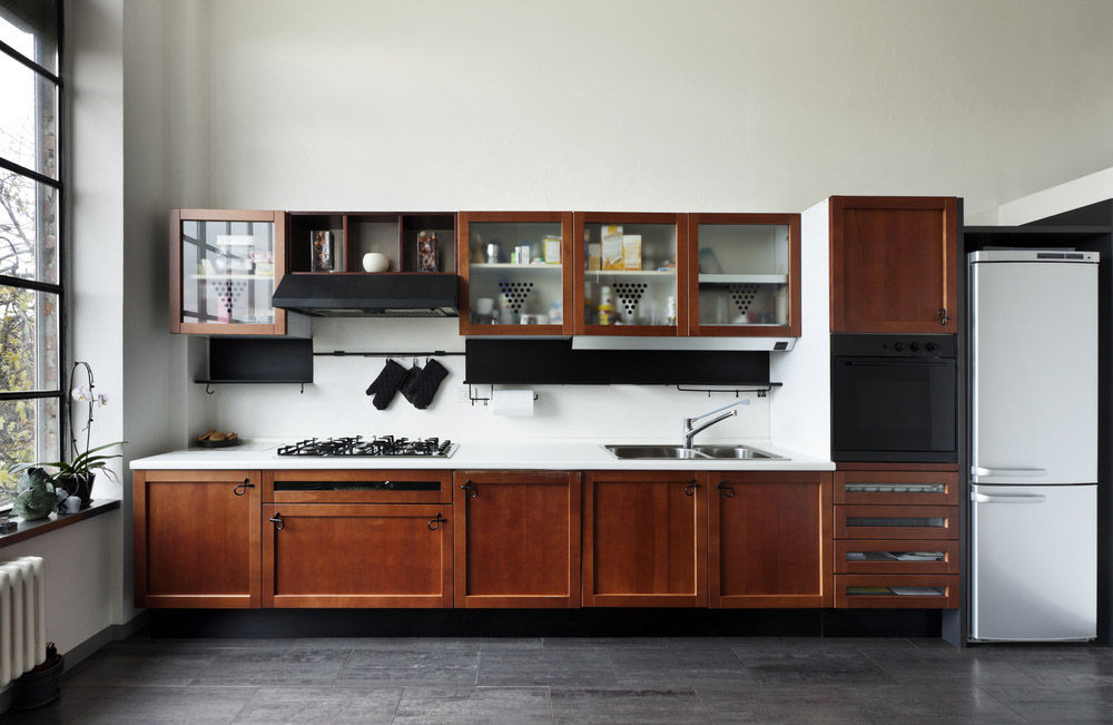 Modern rustic designs for open kitchen home interiors - Beautiful Homes