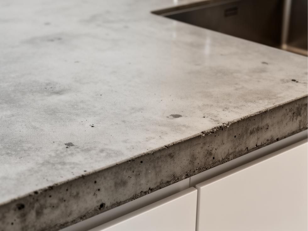 Contemporary concrete kitchen countertop designs - Beautiful Homes