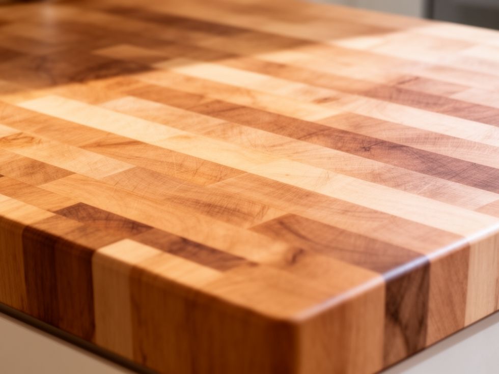 Contemporary wood kitchen countertop designs - Beautiful Homes