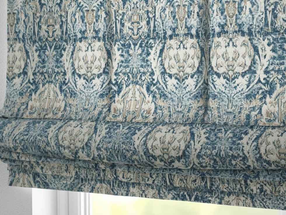 Contemporary pleated roman curtains - Beautiful Homes