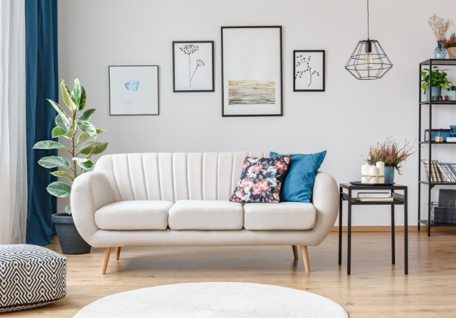 White Sofa for Living Room - Beautiful Homes