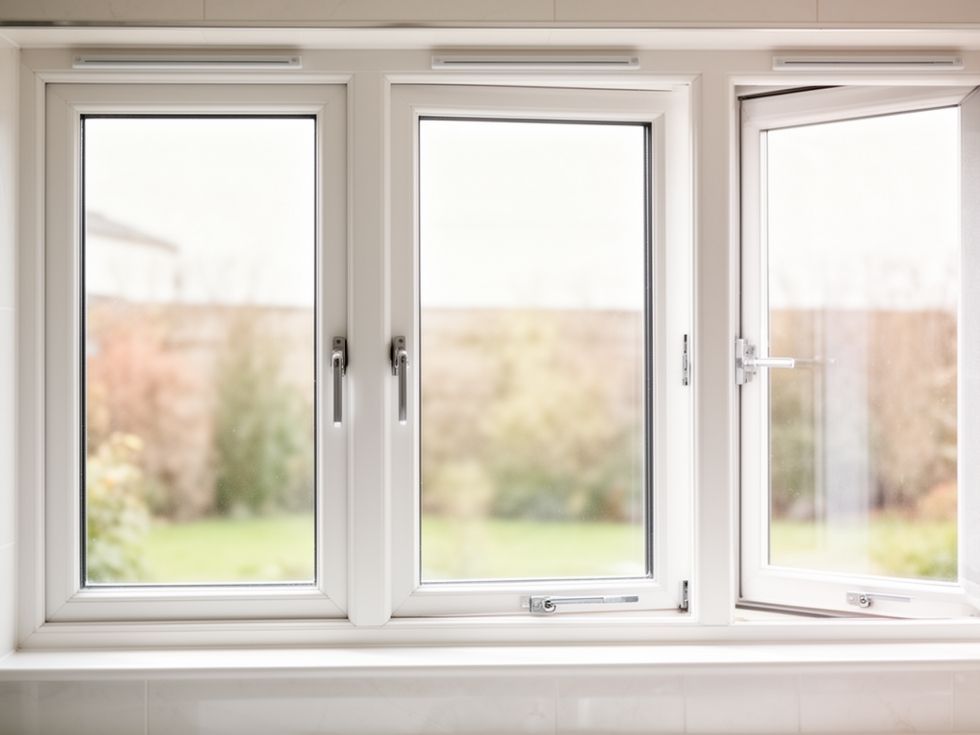 Contemporary casement uPVC bathroom window design - Beautiful Homes