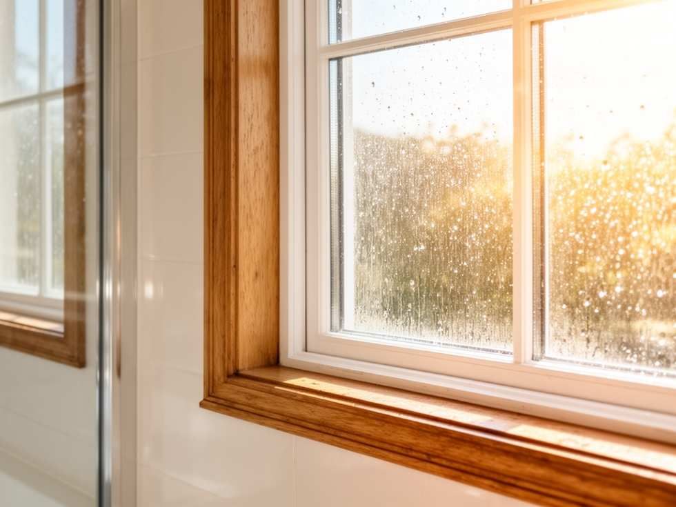 Contemporary modern uPVC bathroom window design - Beautiful Homes