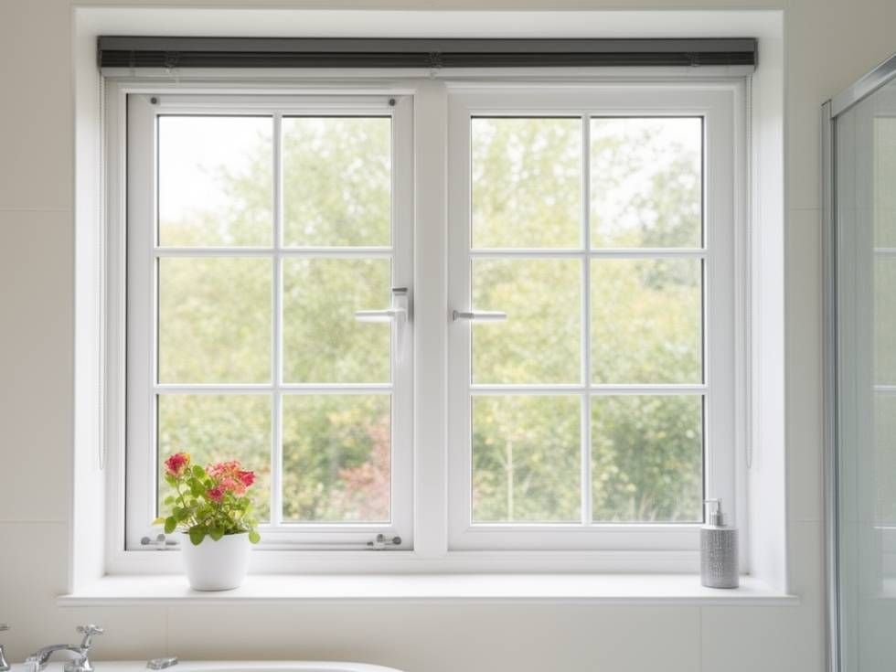 Contemporary uPVC bathroom window design benefits - Beautiful Homes