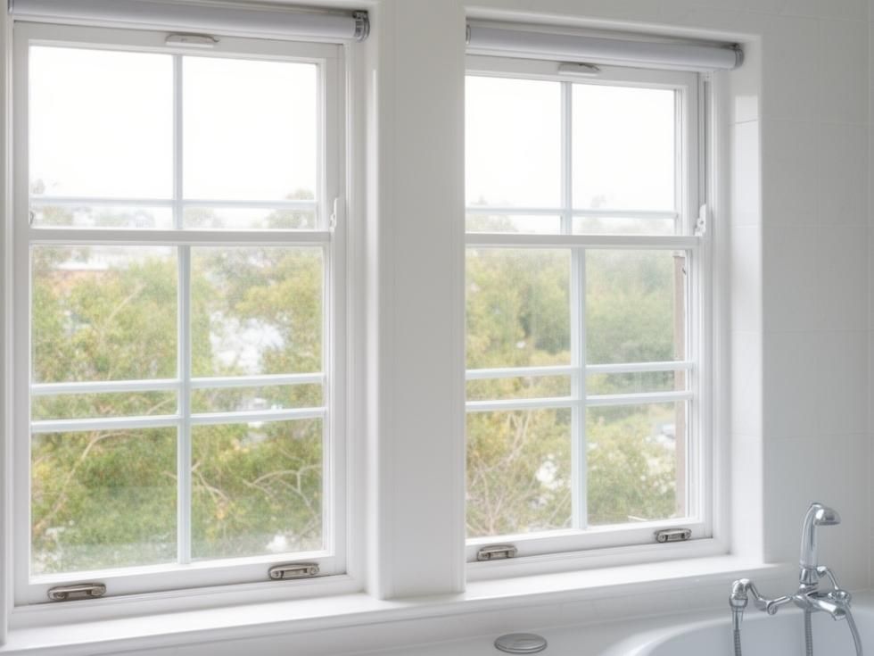 Contemporary uPVC window for bathroom - Beautiful Homes