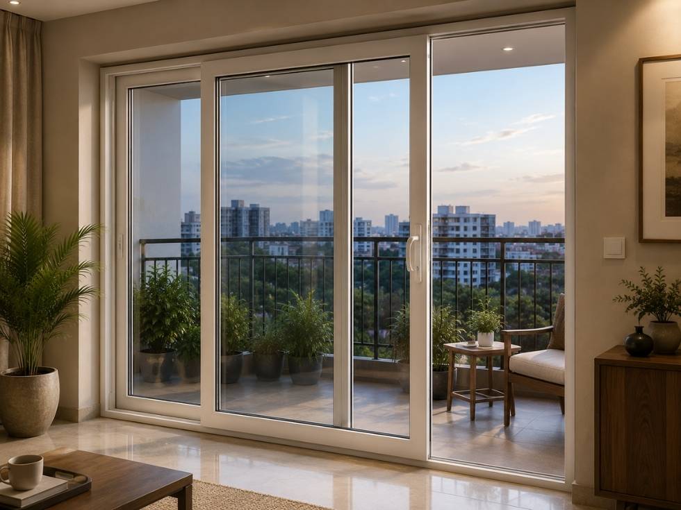 Contemporary uPVC sliding doors - Beautiful Homes