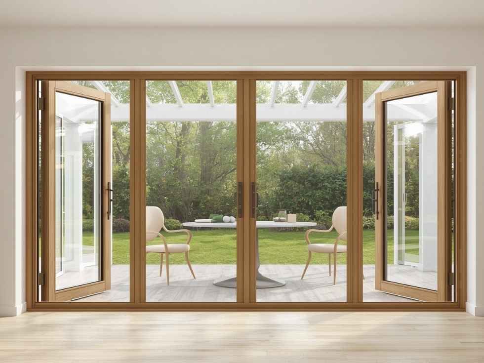 Contemporary upvc folding doors - Beautiful Homes