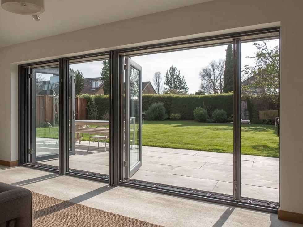 Contemporary upvc folding doors - Beautiful Homes