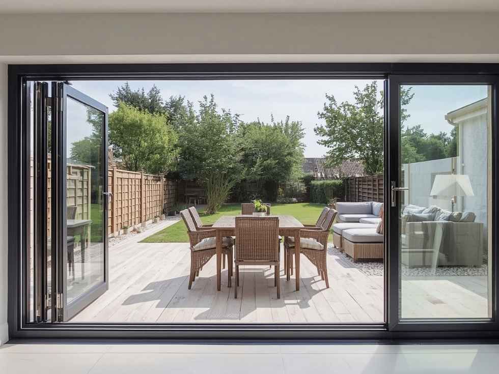 Contemporary upvc folding doors - Beautiful Homes