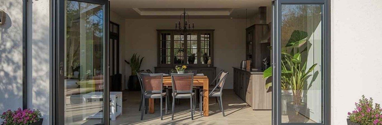 Contemporary upvc folding doors - Beautiful Homes