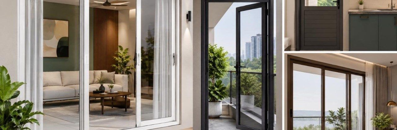 Contemporary aluminium door design - Beautiful Homes
