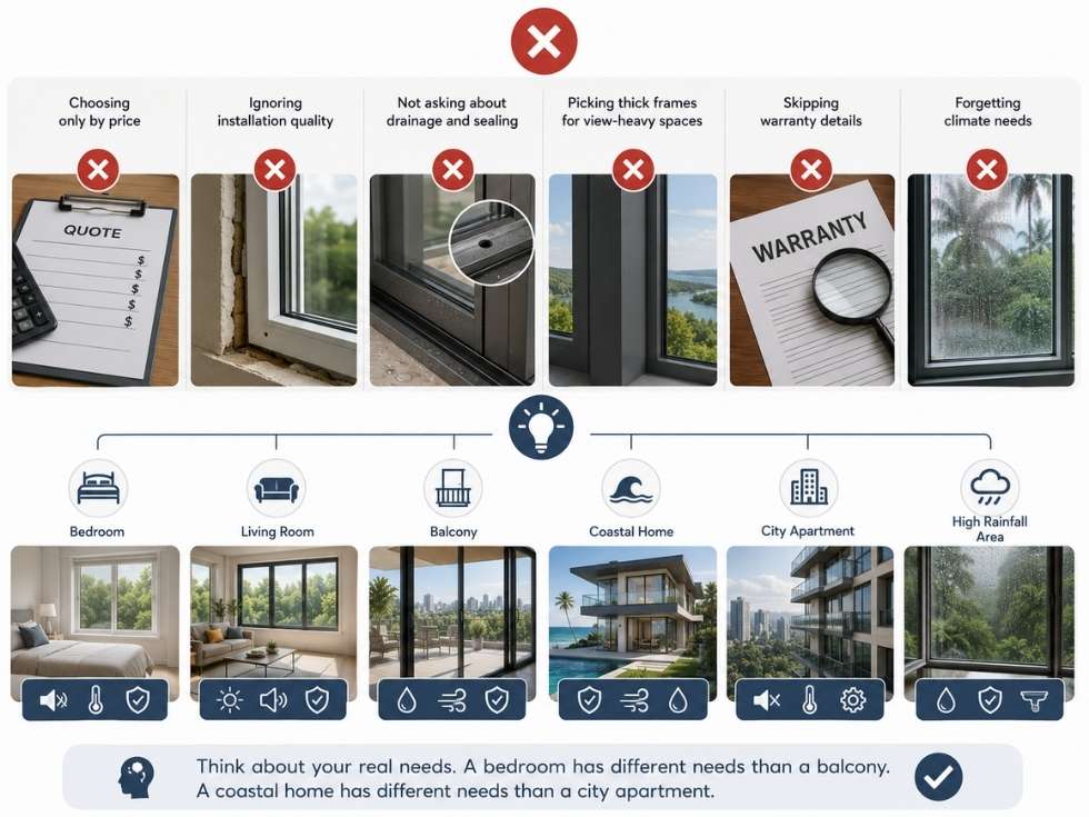 Contemporary uPVC vs aluminium door design price - Beautiful Homes
