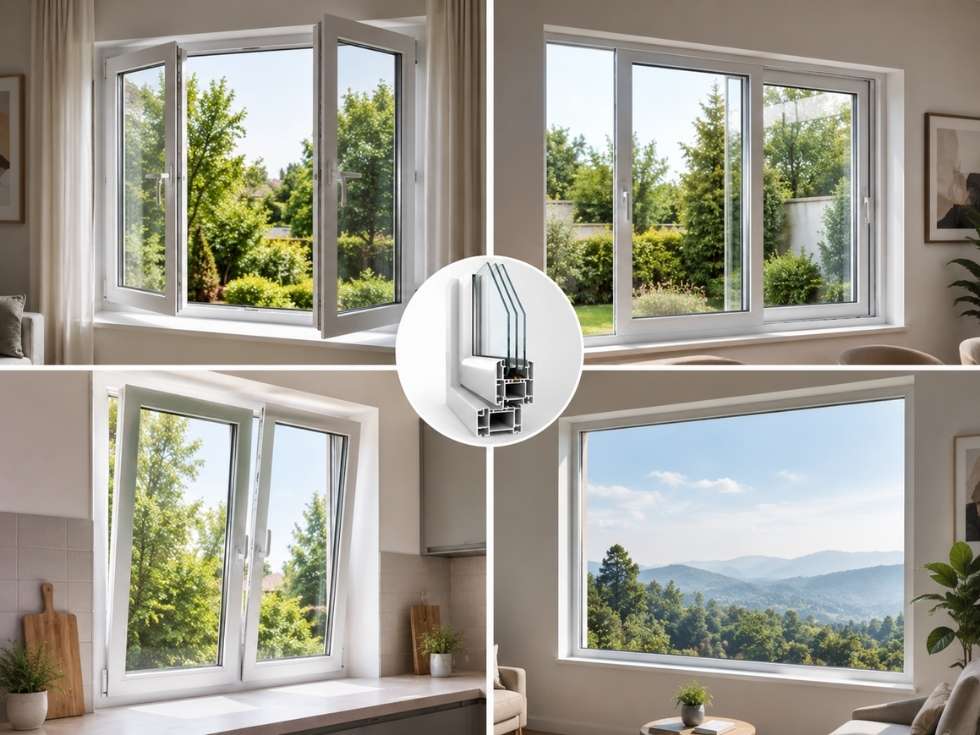 Contemporary upvc window design - Beautiful Homes