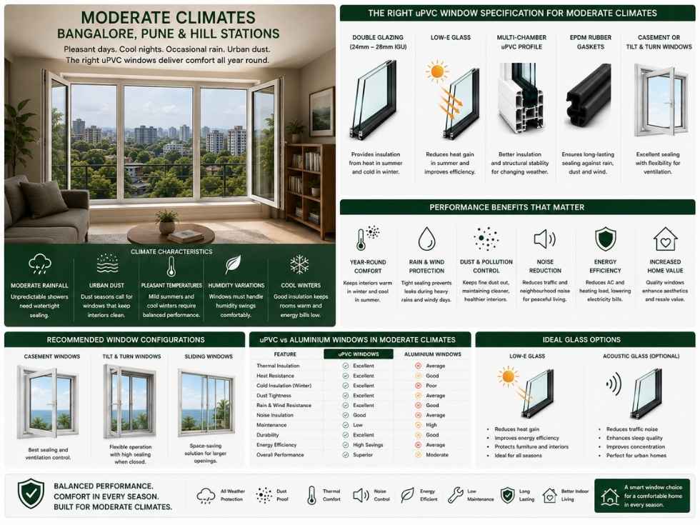 Contemporary Bangalore uPVC window designs - Beautiful Homes