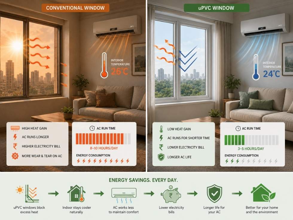 Contemporary uPVC windows for modern homes - Beautiful Homes