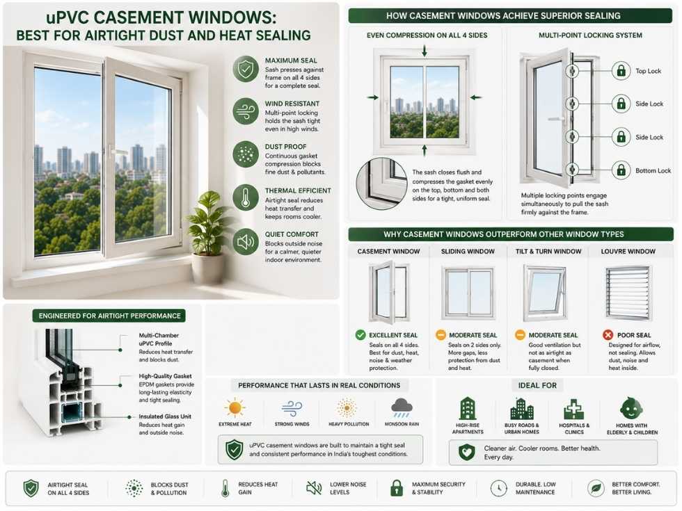 Contemporary uPVC window casement styles - Beautiful Homes
