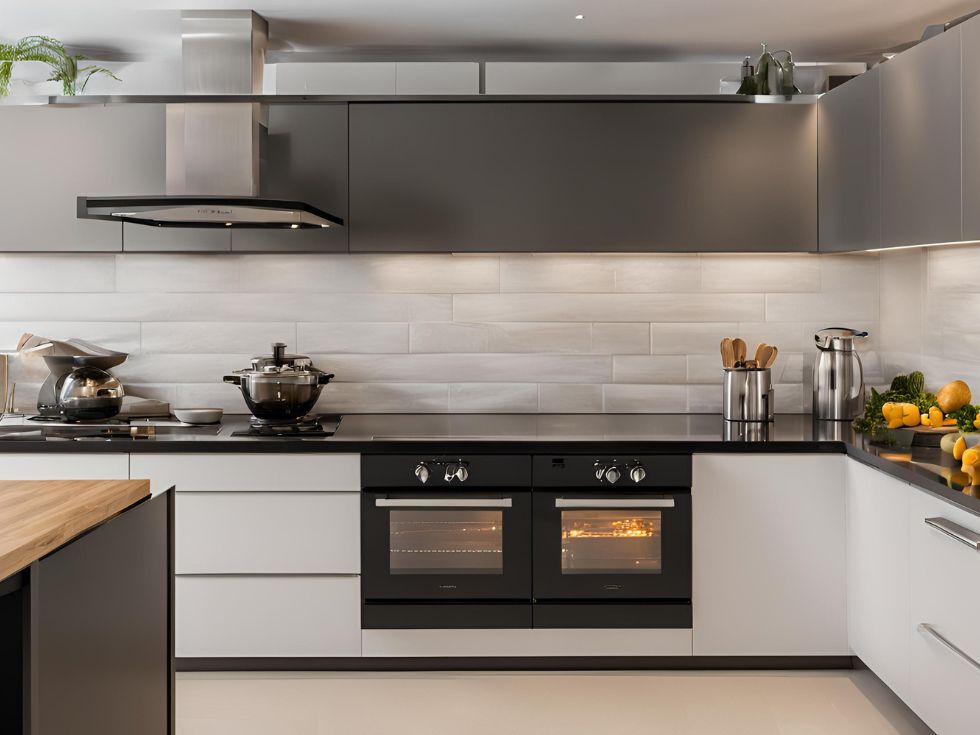 4-burner cooktop for modular kitchen - Beautiful Homes