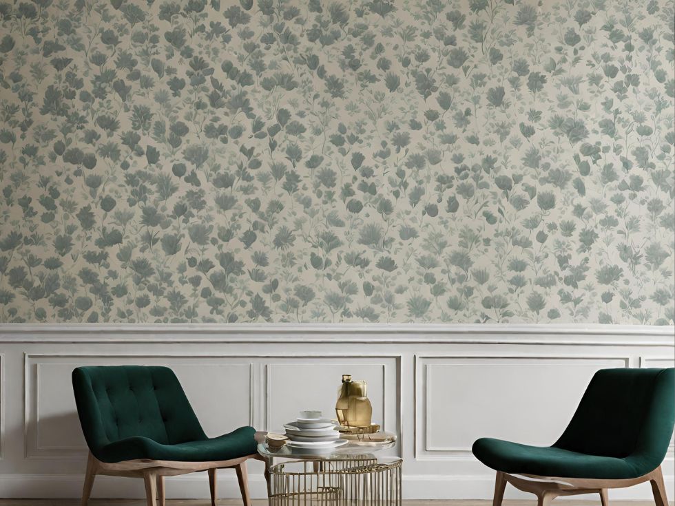 Minimal Grey Wallpaper - Asian Paints