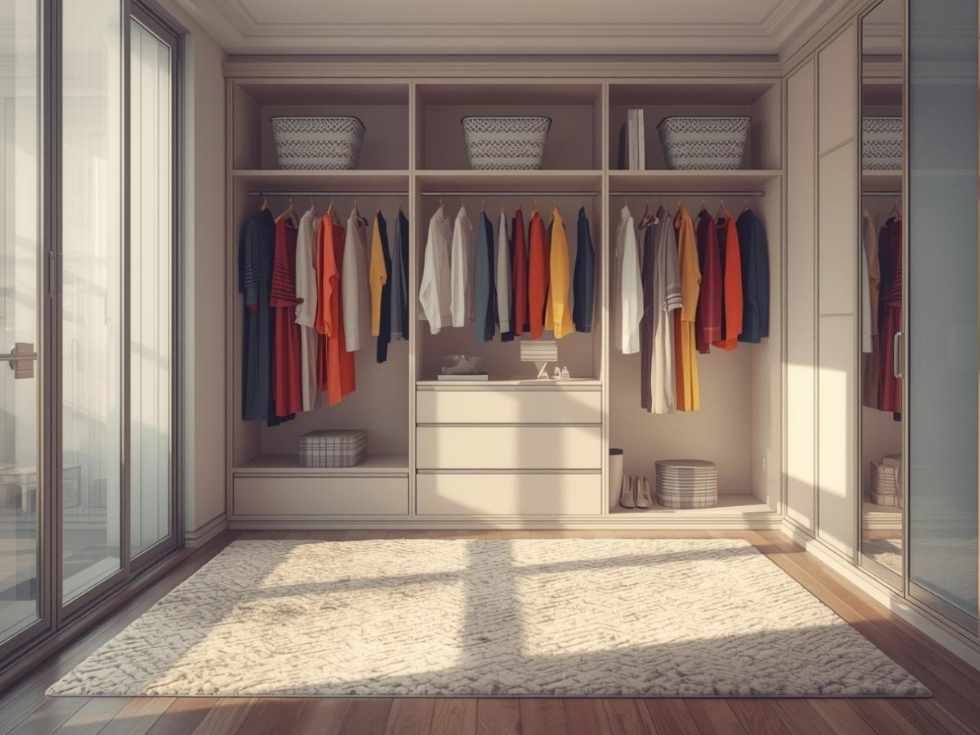 Contemporary walk in wardrobe designs - Beautiful Homes