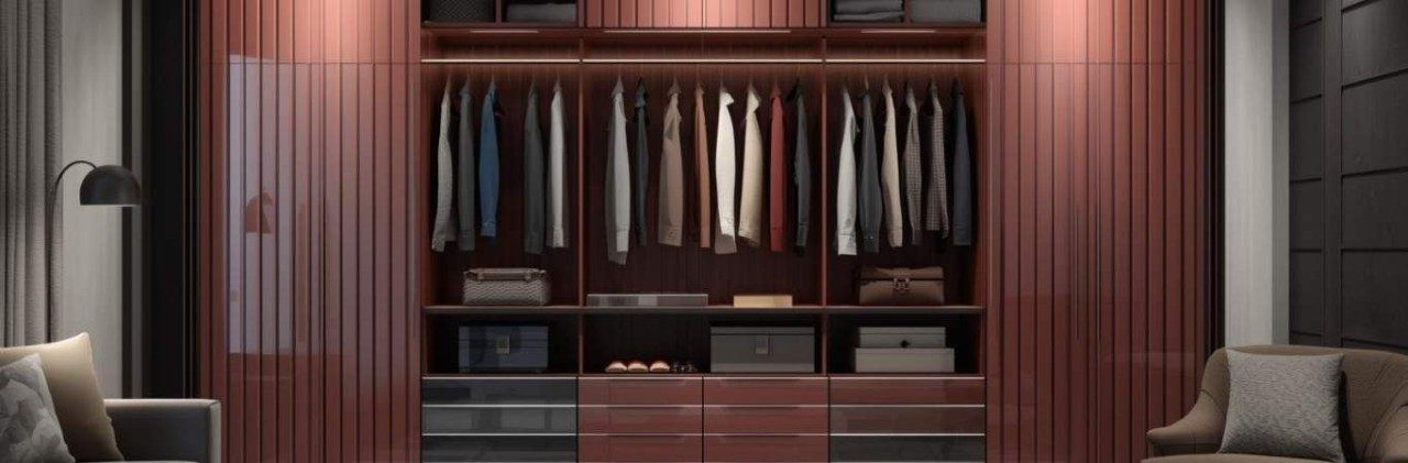 Contemporary bedroom wardrobe storage ideas - Beautiful Homes