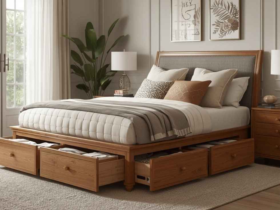 Contemporary multifunctional storage ideas for bedroom - Beautiful Homes