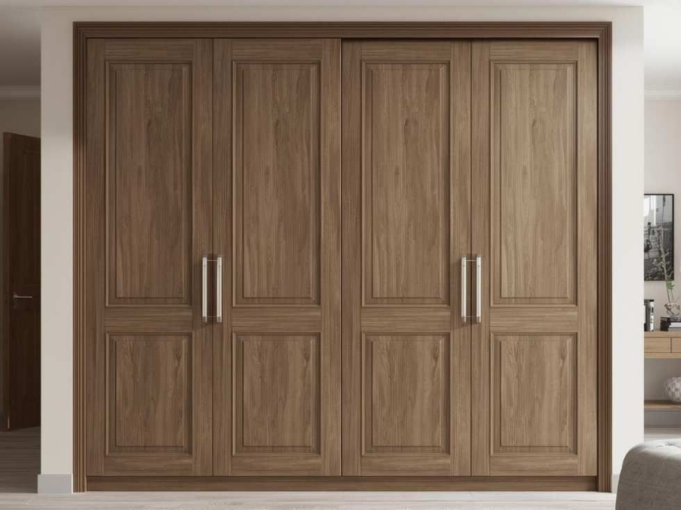 Contemporary four door wardrobe design - Beautiful Homes